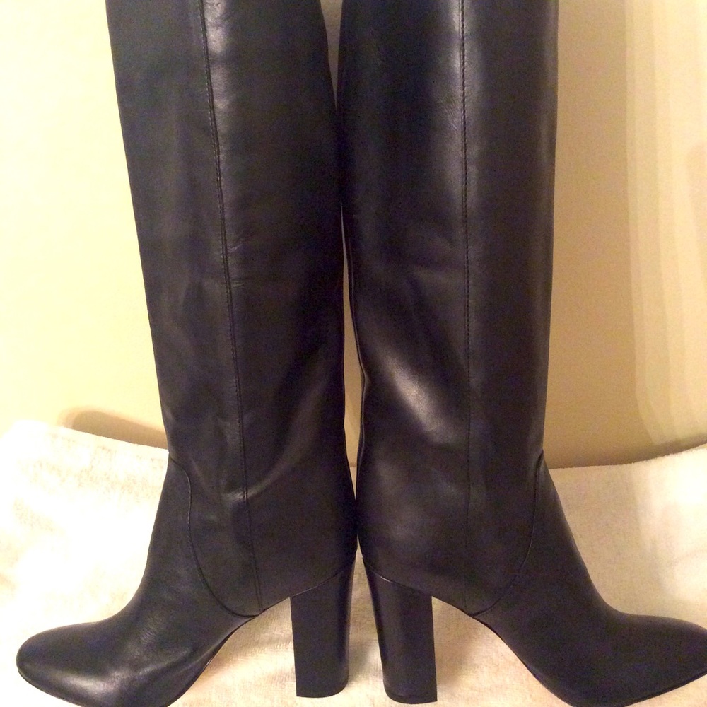 Vince Camuto Tall Boots Black 7.5 New In Box